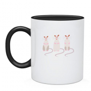 Чашка с тремя крысами