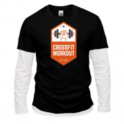 Комбінований лонгслів crossfit workout