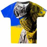 Детская 3D футболка Украинский солдат