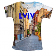 Женская 3D футболка Львов