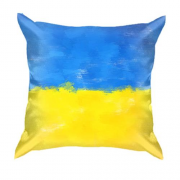 3D подушка акварельный флаг Украины (2)
