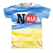 3D футболка No War In Ukraine