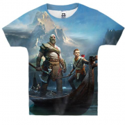 Дитяча 3D футболка God of War
