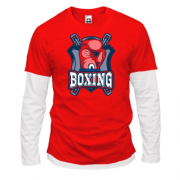 Комбинированный лонгслив boxing 2