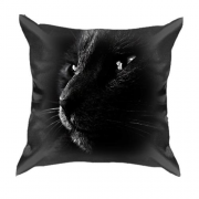 3D подушка Черный кот