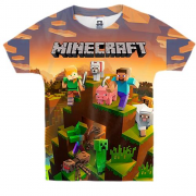 Дитяча 3D футболка "minecraft"