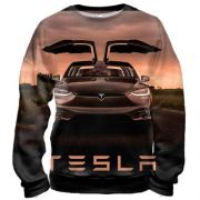 3D свитшот Black Tesla