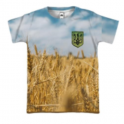 3D футболка "Украинское поле"