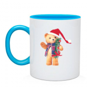 Чашка з новорічним ведмедиком