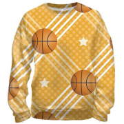 3D свитшот Pop art Basketball