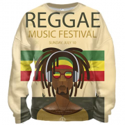 3D свитшот Reggae music fest