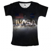 Женская 3D футболка "NASA | SpaceX"