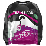 3D світшот Train Hard (joke)