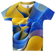 Дитяча 3D футболка "Ukraine colors"