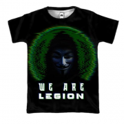 3D футболка "Anonymus: We are legion"