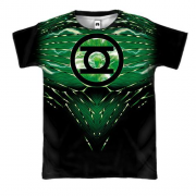 3D футболка "Костюм Зелений Ліхтар"