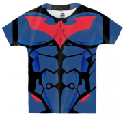 Детская 3D футболка "Костюм Бэтмэна" тёмно-синий