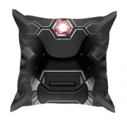 3D подушка "Костюм Залізної людини" чорний