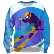 3D свитшот Ski Art