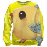 3D свитшот Cute yellow bird