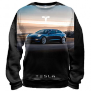 3D свитшот Dark blue Tesla