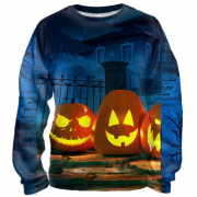 3D світшот Halloween pumpkins 3