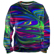 3D свитшот Rainbow abstraction 3