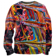 3D свитшот Multicolor abstraction 3