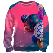 3D свитшот Multicolor balls
