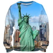 3D свитшот The Statue of Liberty