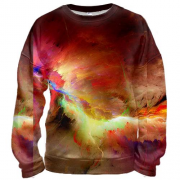 3D свитшот Stormy sky 4