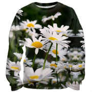 3D свитшот Chamomile pattern