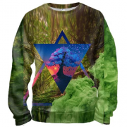 3D свитшот Nature abstraction