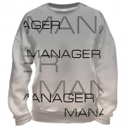 3D свитшот для менеджера "manager"