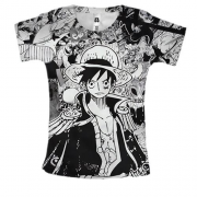 Жіноча 3D футболка Ван Пис, One Piece, манга