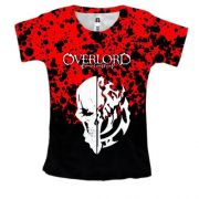 Жіноча 3D футболка аніме Overlord (червоний)