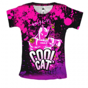 Женская 3D футболка Killer Queen, Cool Cat - JoJo's Bizarre Adventure