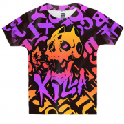 Детская 3D футболка KILLA, Killer Queen - JoJo’s Bizarre Adventure
