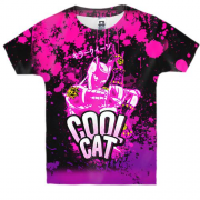 Детская 3D футболка Killer Queen, Cool Cat - JoJo's Bizarre Adventure