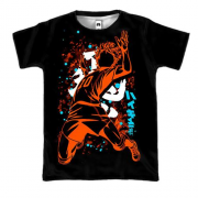 3D футболка Атакуючий силует Сее Хінати - HAIKYUU!!