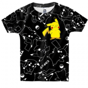 Детская 3D футболка Пікачу - Pokemon