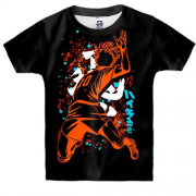 Детская 3D футболка Атакующий силуэт Сёё Хинаты - HAIKYUU!!