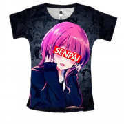 Женская 3D футболка Anime (Senpai)