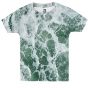 Детская 3D футболка с океанскими волнами