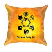 3D подушка символи "7 Смертних Гріхів"