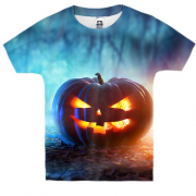 Детская 3D футболка Halloween pumpkin art 5