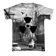 3D футболка STALKER - Чернобыль