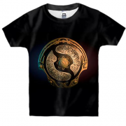 Детская 3D футболка The International - Dota 2 Aegis