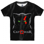 Детская 3D футболка CAT of War