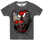 Детская 3D футболка Броня Кровавых Ангелов - WH 40k